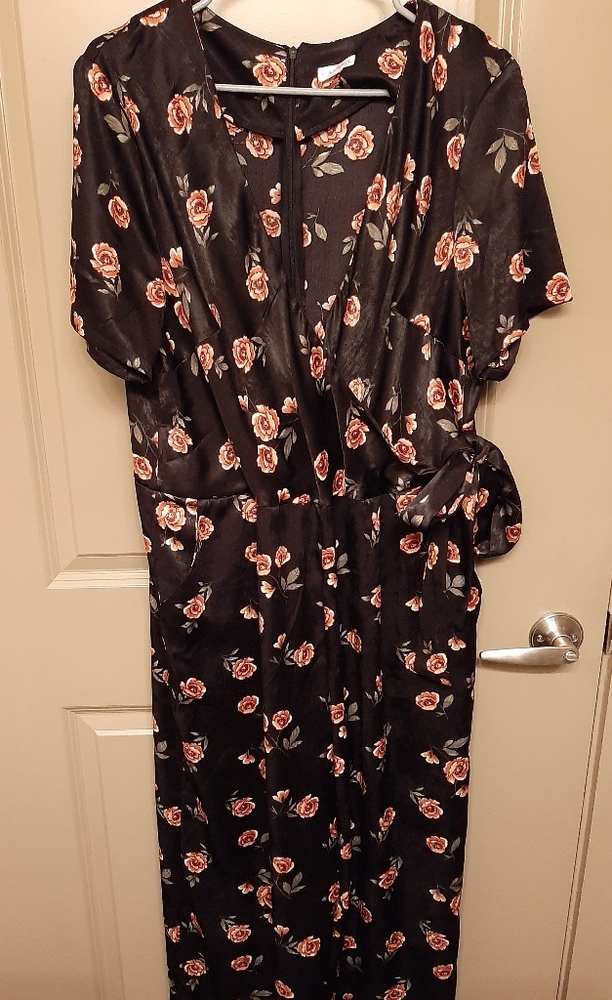 Xhilaration floral jumpsuit